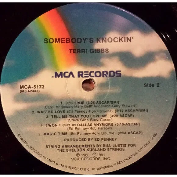 Terri Gibbs - Somebody's Knockin' (LP) (VG+) - Picture 4 of 4